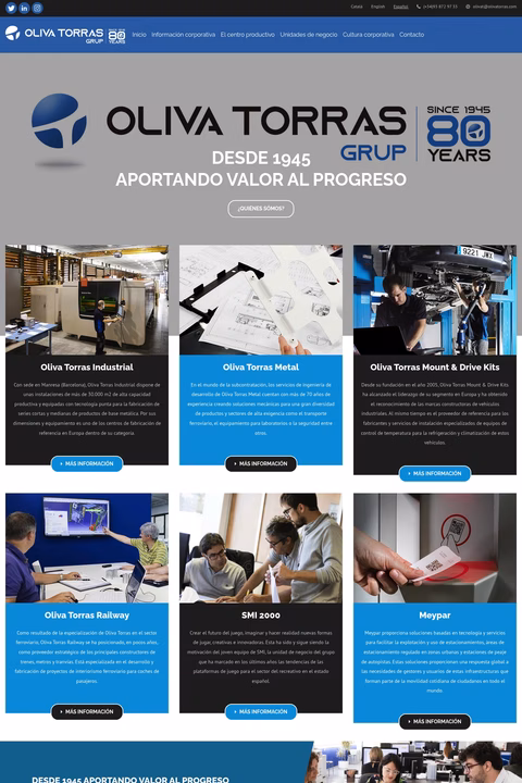 Oliva-Torras-Group Homepage 1440px