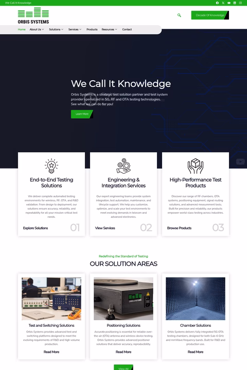 Orbis-Systems Homepage 1440px