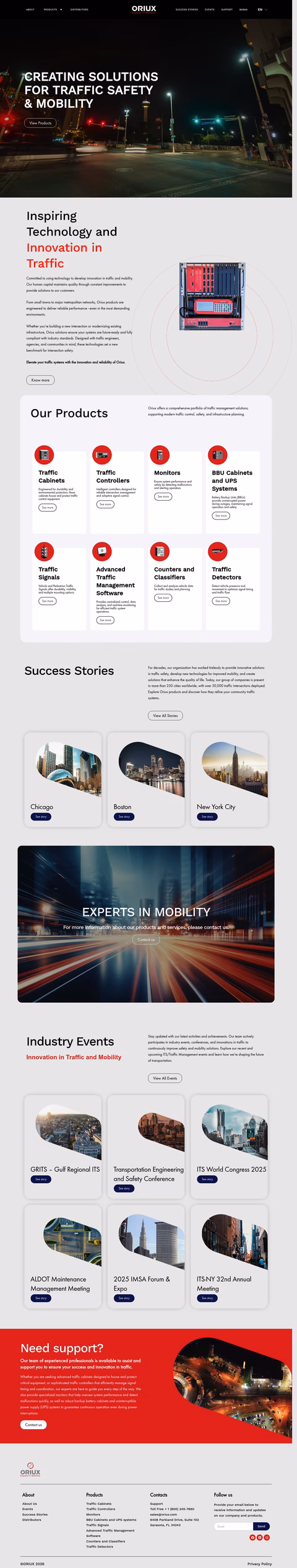 Oriux Homepage 1440px