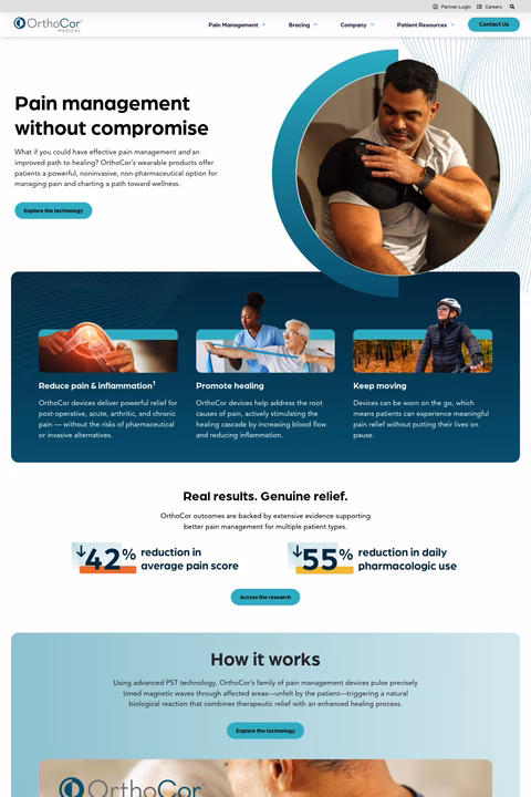 Orthocor-Medical Homepage 1440px