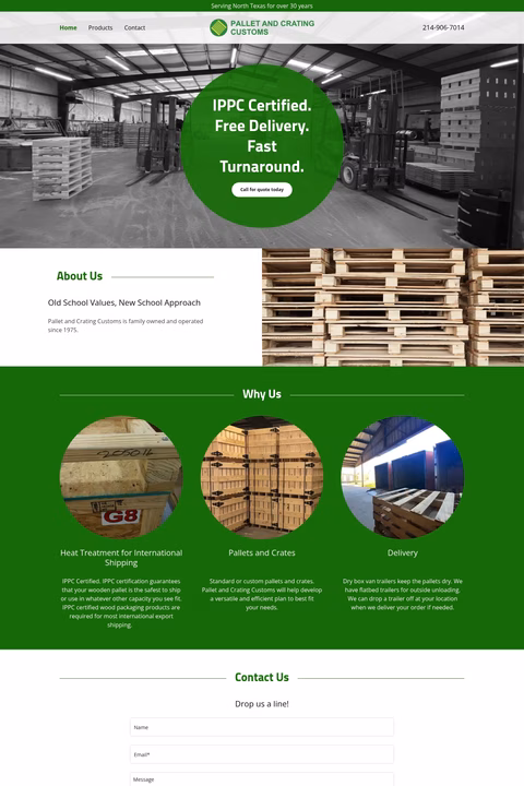 Pallet-And-Crating-Customs Homepage 1440px