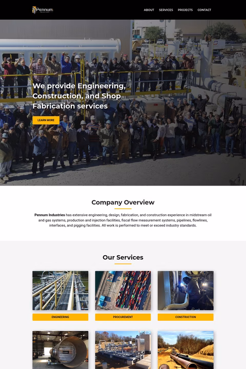 Pennum-Industries Homepage 1440px