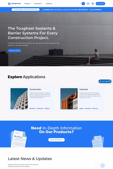 Polyguard Homepage 1440px
