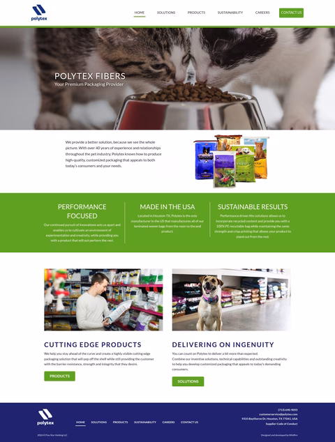 Polytex-Fibers Homepage 1440px