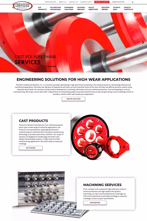 Precision-Urethane-Machine Homepage 1440px