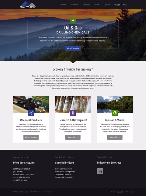 Prime-Eco-Group Homepage 1440px