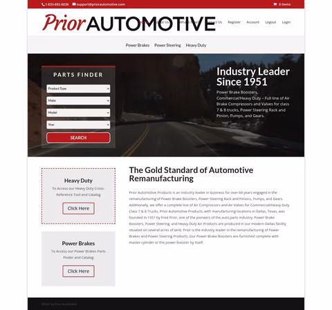 Prior-Automotive Homepage 1440px