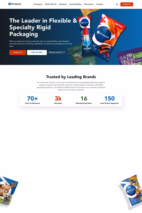 Printpack Homepage 1440px