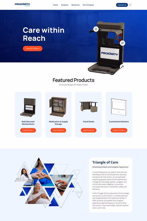Proximity-Systems Homepage 1440px