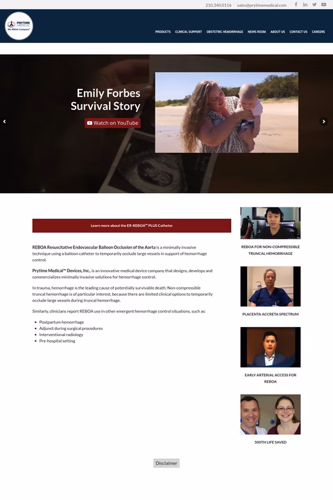 Prytime-Medical-Devices Homepage 1440px