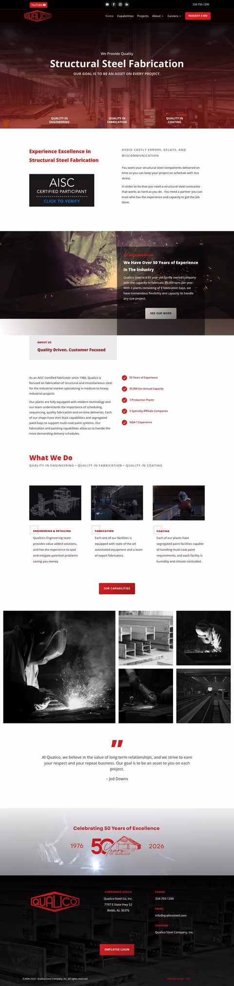 Qualico-Steel Homepage 1440px