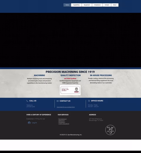 R-E-Dye-Manufacturing Homepage 1440px