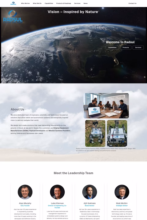 Radsul Homepage 1440px