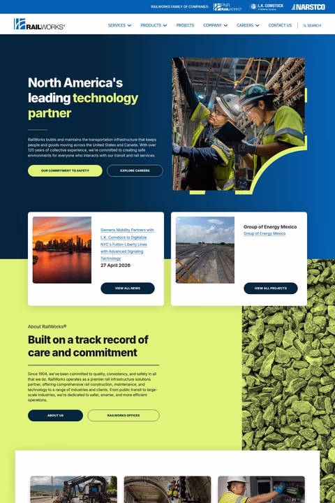 Railworks-Corporation Homepage 1440px