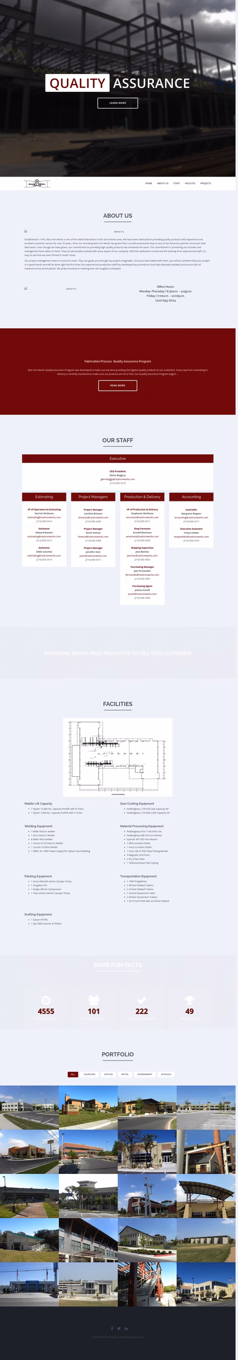 Rast-Iron-Works Homepage 1440px