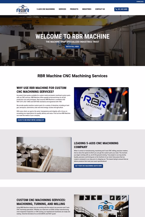 Rbr-Machine Homepage 1440px