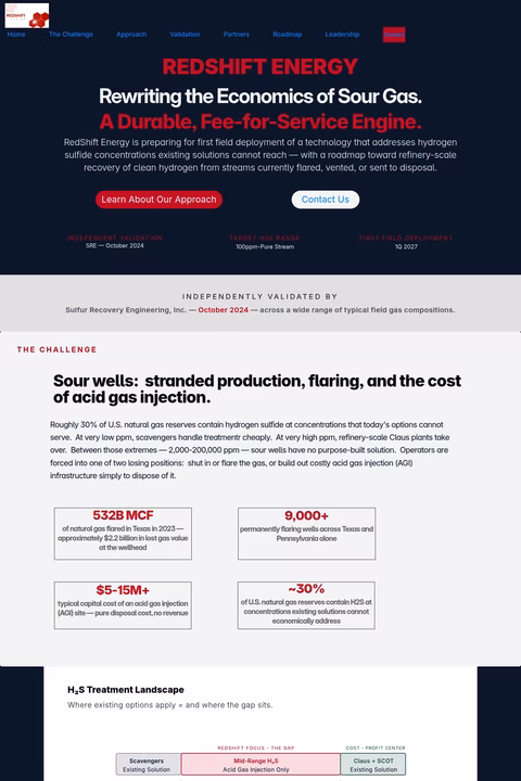 Redshift-Energy Homepage 1440px