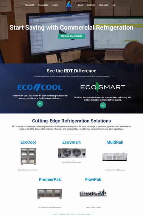 Refrigeration-Design-Technologies Homepage 1440px