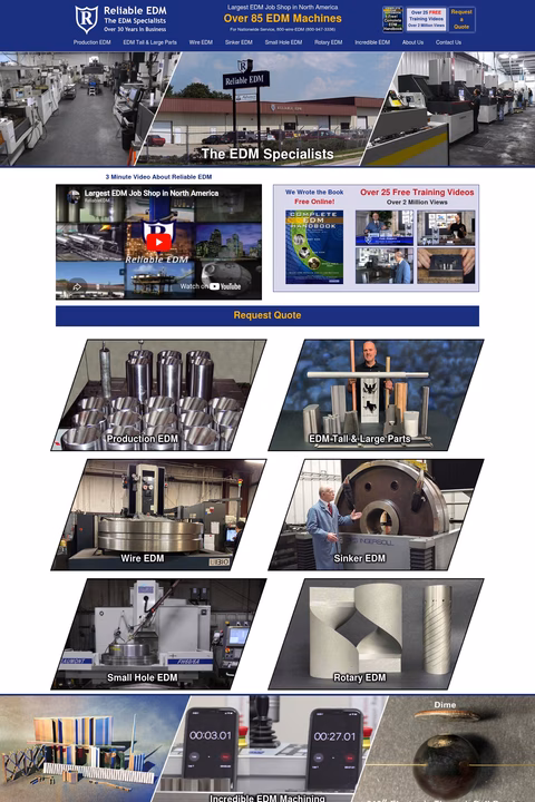 Reliable-Edm Homepage 1440px