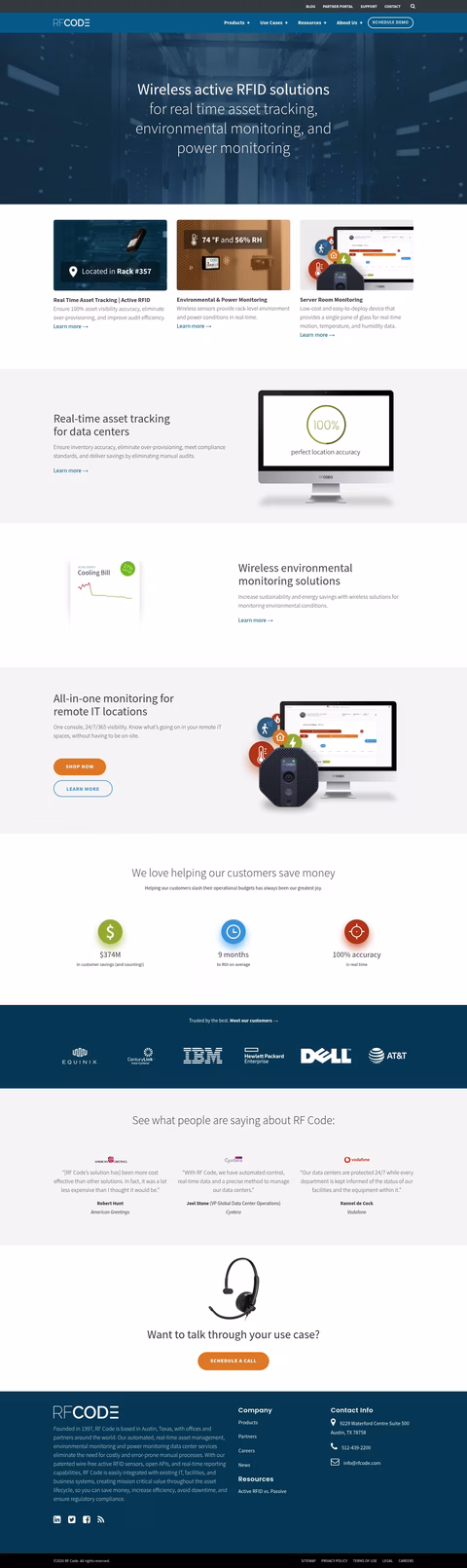 Rf-Code Homepage 1440px