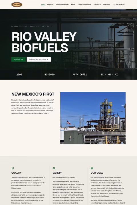Rio-Valley-Biofuels Homepage 1440px
