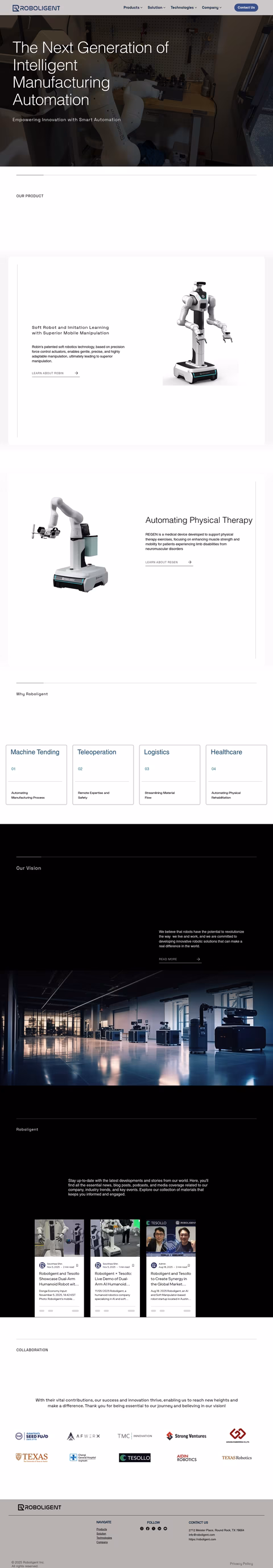 Roboligent Homepage 1440px