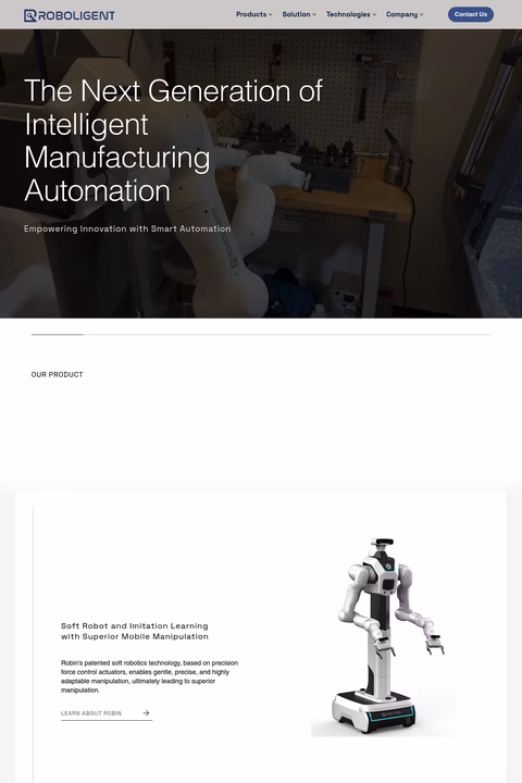 Roboligent Homepage 1440px