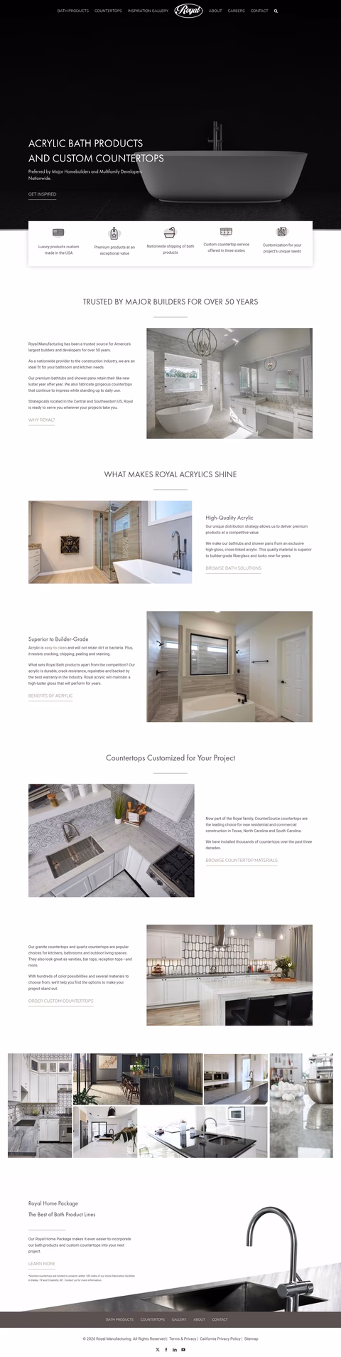 Royal-Manufacturing Homepage 1440px