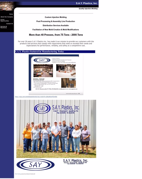 S-A-Y-Plastics-Inc Homepage 1440px