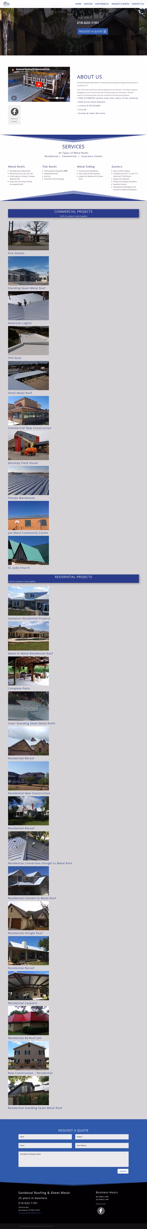 Sandoval-Roofing-Sheet-Metal Homepage 1440px
