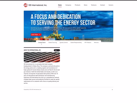 Sb-International Homepage 1440px