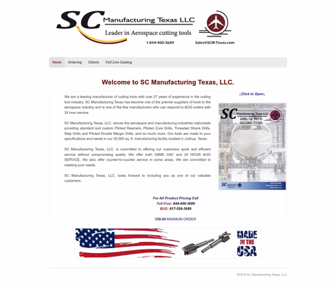 Sc-Manufacturing-Texas Homepage 1440px