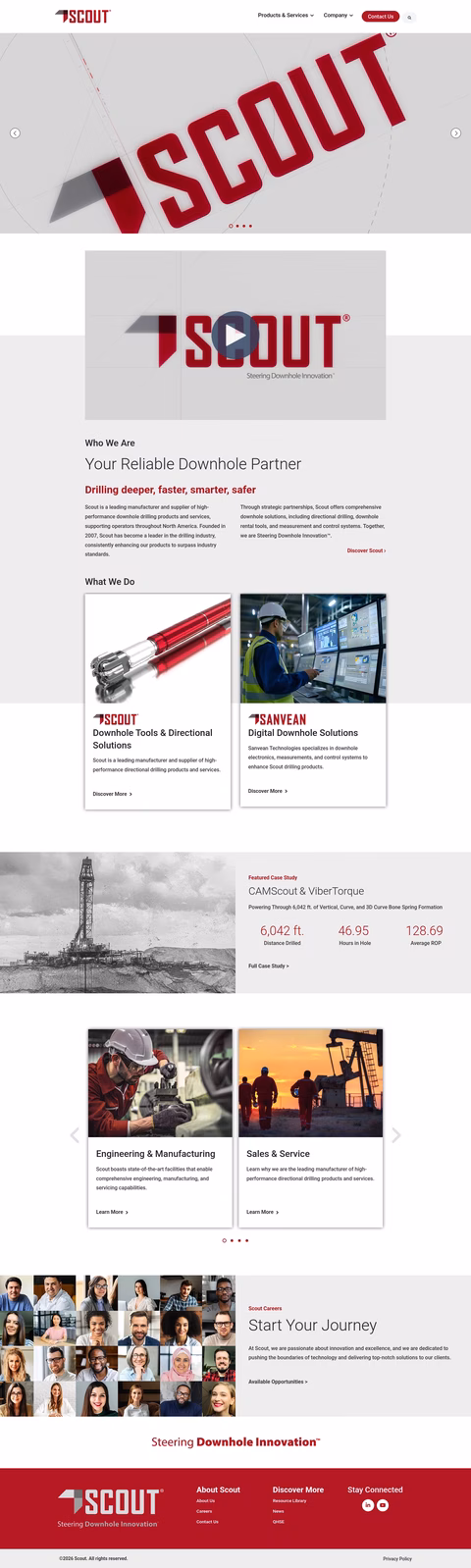 Scout-Downhole Homepage 1440px