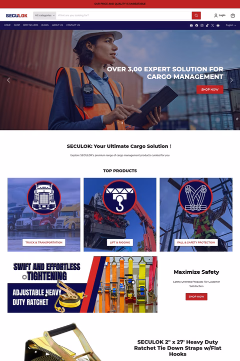 Seculok Homepage 1440px