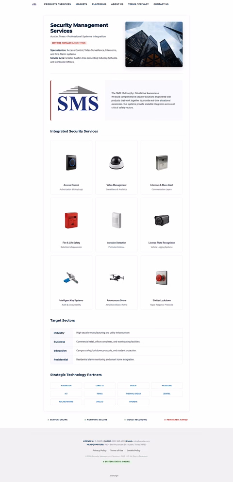 Security-Management-Services Homepage 1440px