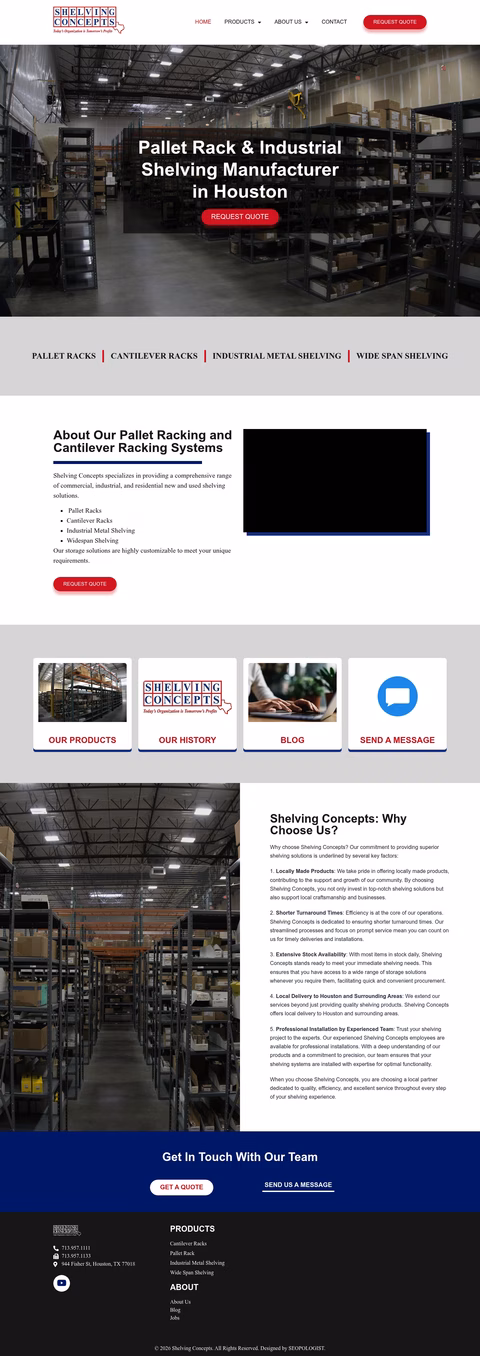 Shelving-Concepts Homepage 1440px