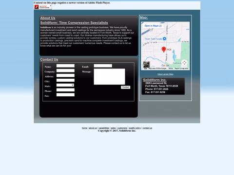 Solidiform Homepage 1440px
