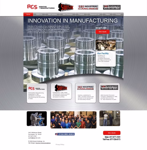 Southwest-Industrial-Services Homepage 1440px