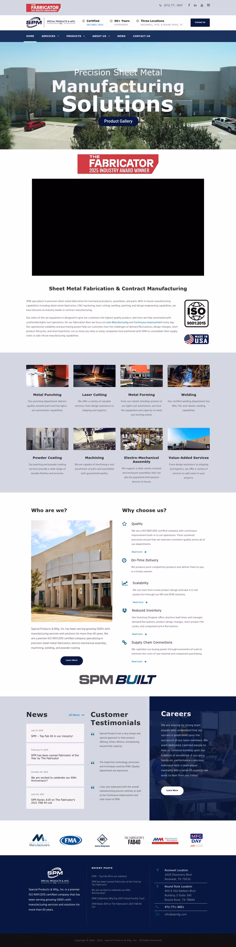 Special-Products-Manufacturing Homepage 1440px