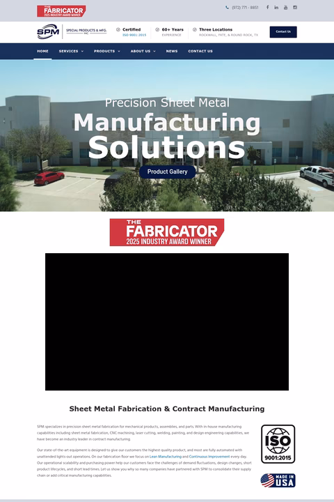Special-Products-Manufacturing Homepage 1440px