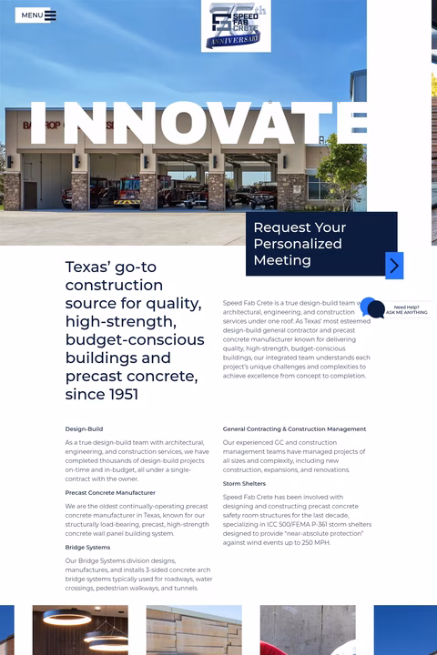 Speed-Fab-Crete Homepage 1440px
