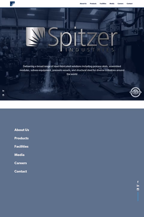 Spitzer-Industries Homepage 1440px
