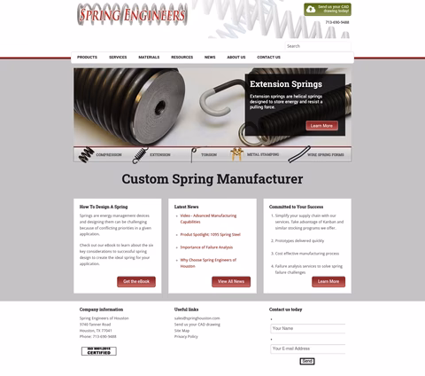 Spring-Engineers Homepage 1440px