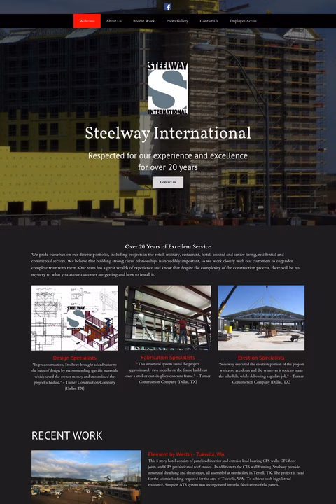 Steelway-International Homepage 1440px