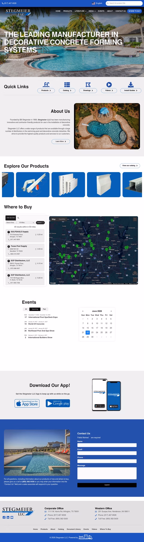 Stegmeier-Llc Homepage 1440px