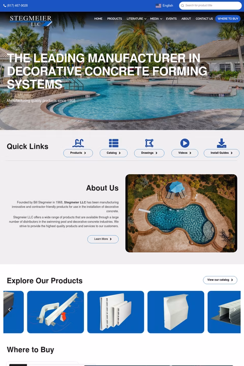 Stegmeier-Llc Homepage 1440px