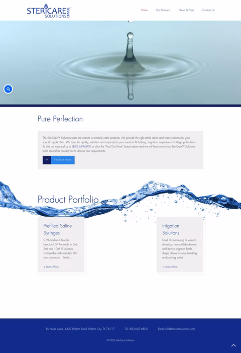 Stericare-Solutions Homepage 1440px