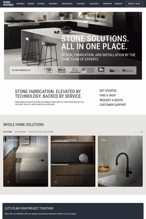 Stone-Systems Homepage 1440px