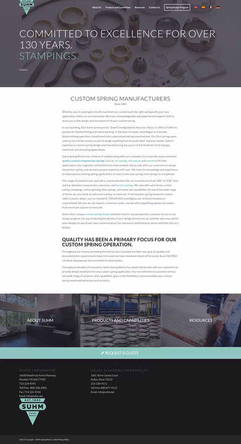 Suhm-Spring-Works Homepage 1440px