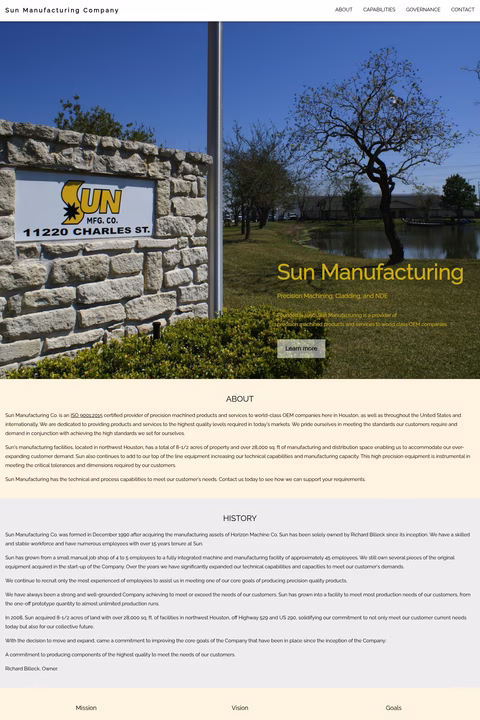 Sun-Manufacturing Homepage 1440px